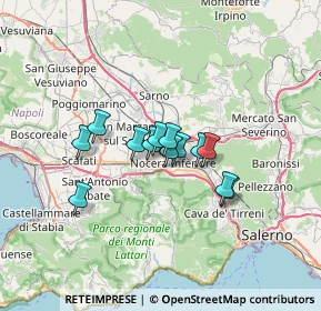 Mappa Via Giuseppe Vicidomini, 84014 Nocera Inferiore SA, Italia (4.69923)