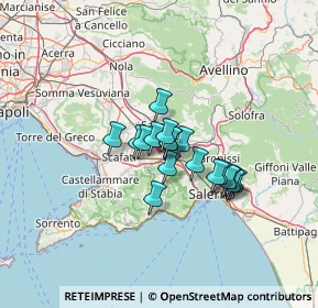 Mappa Via Giuseppe Vicidomini, 84014 Nocera Inferiore SA, Italia (9.05167)