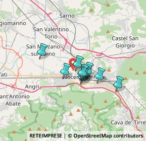 Mappa Via Giuseppe Vicidomini, 84014 Nocera Inferiore SA, Italia (2.21818)