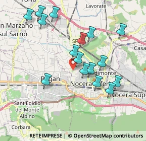 Mappa Via Giuseppe Vicidomini, 84014 Nocera Inferiore SA, Italia (2.03375)