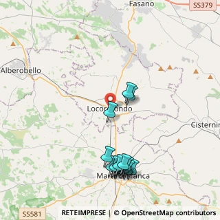 Mappa Via Edmondo de Amicis, 70010 Locorotondo BA, Italia (4.78429)