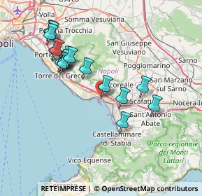 Mappa Via Molini Idraulici, 80058 Torre Annunziata NA, Italia (7.91765)