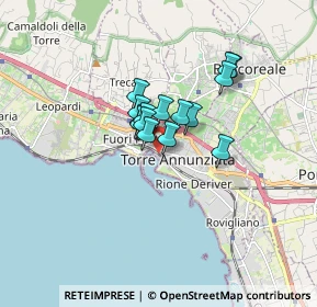 Mappa Via Molini Idraulici, 80058 Torre Annunziata NA, Italia (1.08333)