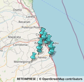 Mappa Via Luigi Einaudi, 63811 Sant'Elpidio a mare FM, Italia (7.23154)