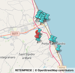 Mappa Via Luigi Einaudi, 63811 Sant'Elpidio a mare FM, Italia (3.01188)