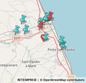 Mappa Via Luigi Einaudi, 63811 Sant'Elpidio a mare FM, Italia (3.41182)