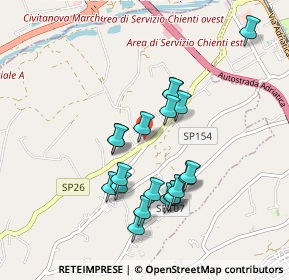 Mappa SP 26, 63811 Sant'Elpidio a Mare FM (0.8665)