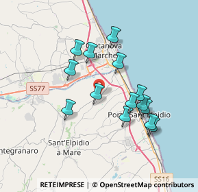 Mappa SP 26, 63811 Sant'Elpidio a Mare FM (3.33214)