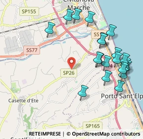 Mappa SP 26, 63811 Sant'Elpidio a Mare FM (2.3505)