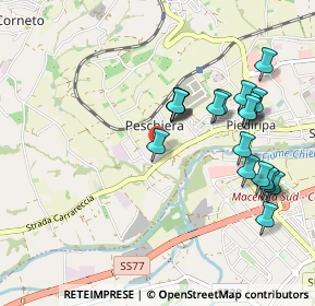 Mappa Via Po, 62100 Macerata MC, Italia (1.0285)