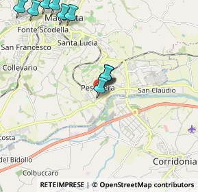 Mappa Via Po, 62100 Piediripa MC, Italia (2.42833)