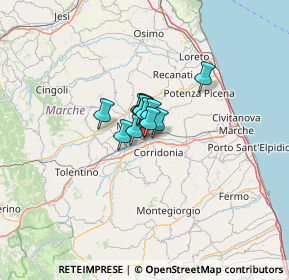 Mappa Via Po, 62100 Macerata MC, Italia (4.78083)