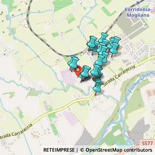 Mappa Via Esino, 62100 Piediripa MC, Italia (0.3375)