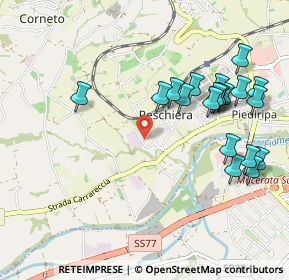 Mappa Via Esino, 62100 Piediripa MC, Italia (1.13)
