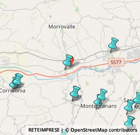 Mappa 62010 Trodica MC, Italia (6.53714)