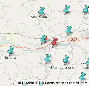 Mappa 62010 Trodica MC, Italia (6.48267)