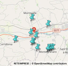 Mappa 62010 Trodica MC, Italia (3.90167)