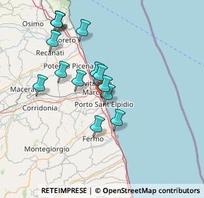 Mappa Via Tunisia, 63821 Porto Sant'Elpidio FM, Italia (14.12714)