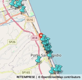 Mappa Via Tunisia, 63821 Porto Sant'Elpidio FM, Italia (2.35938)