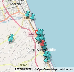 Mappa Via Tunisia, 63018 Porto Sant'Elpidio FM, Italia (1.711)