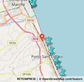 Mappa Via Tunisia, 63821 Porto Sant'Elpidio FM, Italia (3.36467)