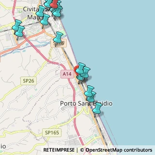 Mappa Via Tunisia, 63821 Porto Sant'Elpidio FM, Italia (2.8175)