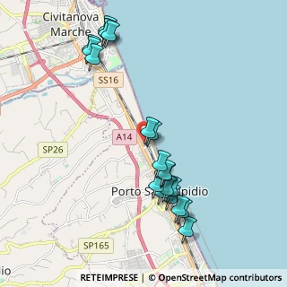Mappa Via Tunisia, 63821 Porto Sant'Elpidio FM, Italia (2.246)