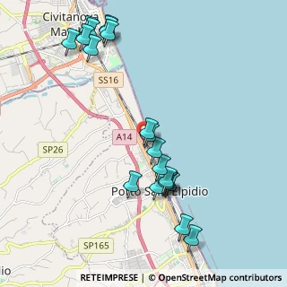Mappa Via Tunisia, 63821 Porto Sant'Elpidio FM, Italia (2.3455)