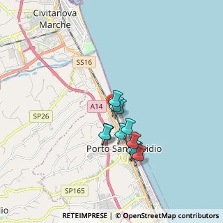 Mappa Via Tunisia, 63821 Porto Sant'Elpidio FM, Italia (1.33364)