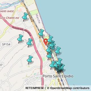 Mappa Via Tunisia, 63821 Porto Sant'Elpidio FM, Italia (1.037)