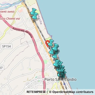 Mappa Via Tunisia, 63821 Porto Sant'Elpidio FM, Italia (1.098)