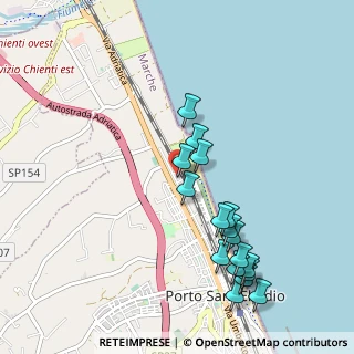 Mappa Via Tunisia, 63821 Porto Sant'Elpidio FM, Italia (1.09647)
