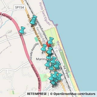 Mappa Via Tunisia, 63821 Porto Sant'Elpidio FM, Italia (0.5535)