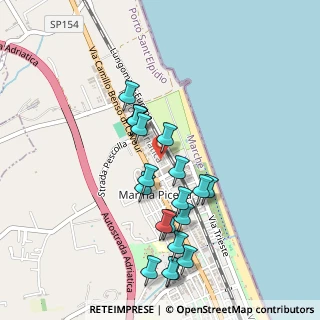 Mappa Via Tunisia, 63821 Porto Sant'Elpidio FM, Italia (0.472)