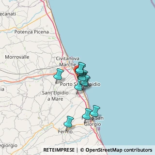 Mappa Via Tunisia, 63821 Porto Sant'Elpidio FM, Italia (4.70545)
