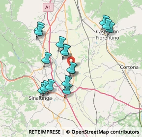 Mappa Via Luciano Lama, 52045 Foiano della Chiana AR, Italia (7.07438)