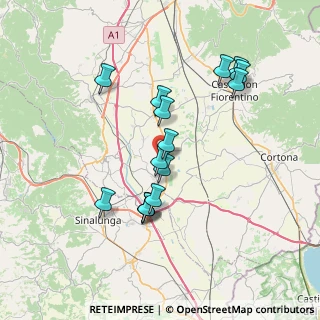 Mappa Via Luciano Lama, 52045 Foiano della Chiana AR, Italia (6.968)