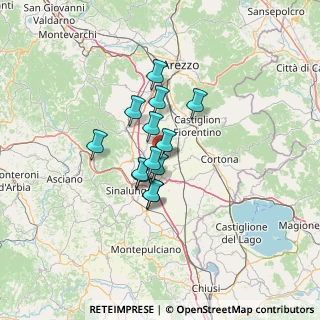 Mappa Via Luciano Lama, 52045 Foiano della Chiana AR, Italia (8.92462)