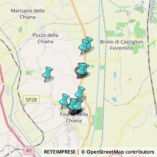 Mappa Via Luciano Lama, 52045 Foiano della Chiana AR, Italia (1.675)