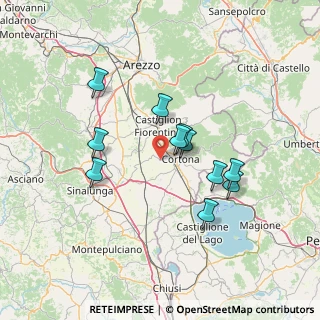 Mappa Via di Padule, 52044 Cortona AR, Italia (12.50909)