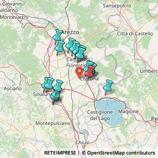 Mappa Via di Padule, 52044 Cortona AR, Italia (10.7995)