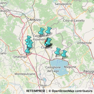 Mappa Piazza S. Cristoforo, 52044 Cortona AR, Italia (8.92)