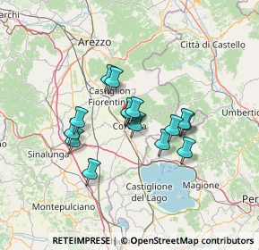 Mappa Via Dardano, 52044 Cortona AR, Italia (10.302)