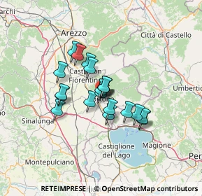 Mappa Via Dardano, 52044 Cortona AR, Italia (9.3115)