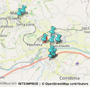 Mappa Via Tagliamento, 62100 Macerata MC, Italia (1.43833)