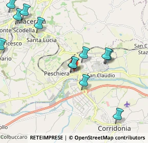 Mappa Via Tagliamento, 62100 Macerata MC, Italia (2.42333)