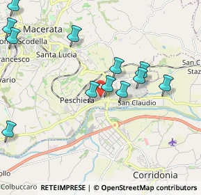 Mappa Via Tagliamento, 62100 Macerata MC, Italia (2.31417)