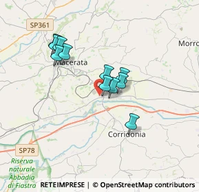 Mappa Via Tagliamento, 62100 Macerata MC, Italia (2.89091)