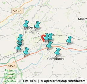 Mappa Via Tagliamento, 62100 Macerata MC, Italia (3.37727)