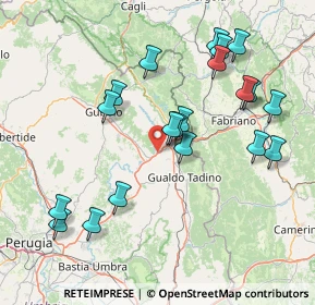 Mappa SS219, 06023 Gualdo Tadino PG, Italia (16.8485)